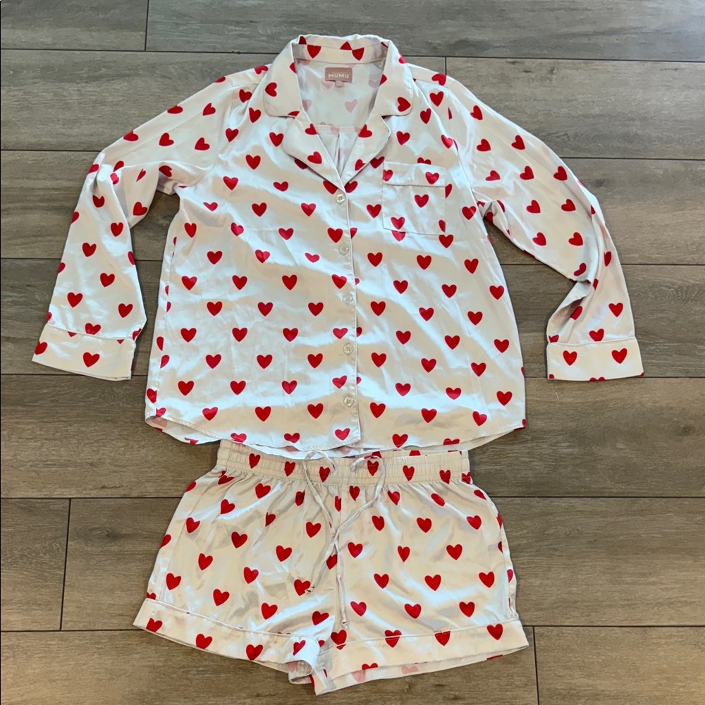 Show Me Your Mumu Heart Pajamas